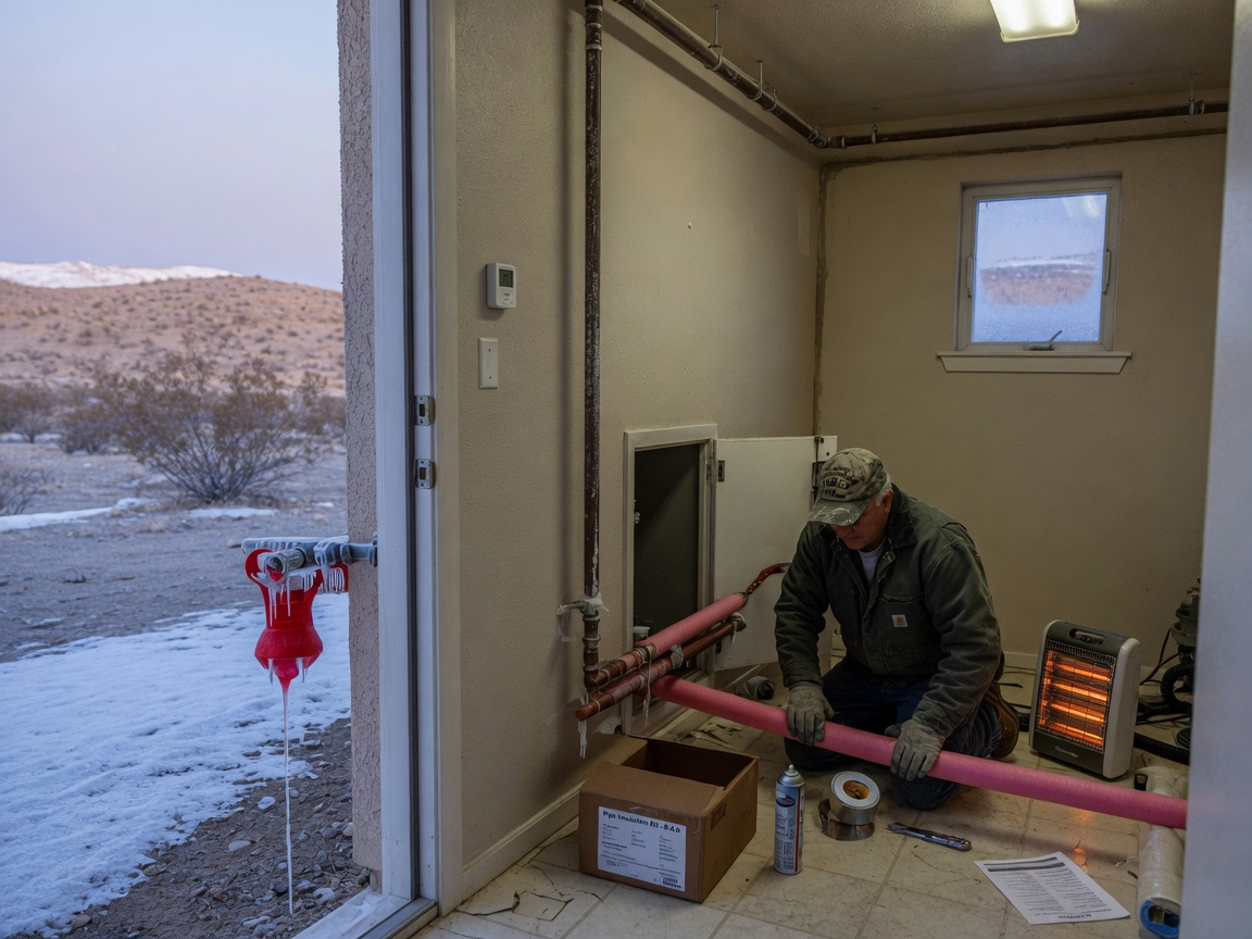 Winterizing Your High Desert Home: How to Prevent Frozen Pipe Bursts Before They Happen
