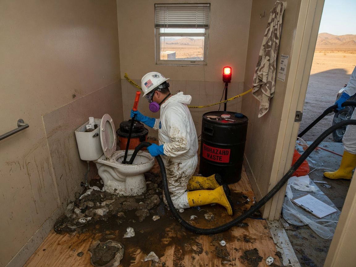 Contaminated floodwater being cleaned up under containment