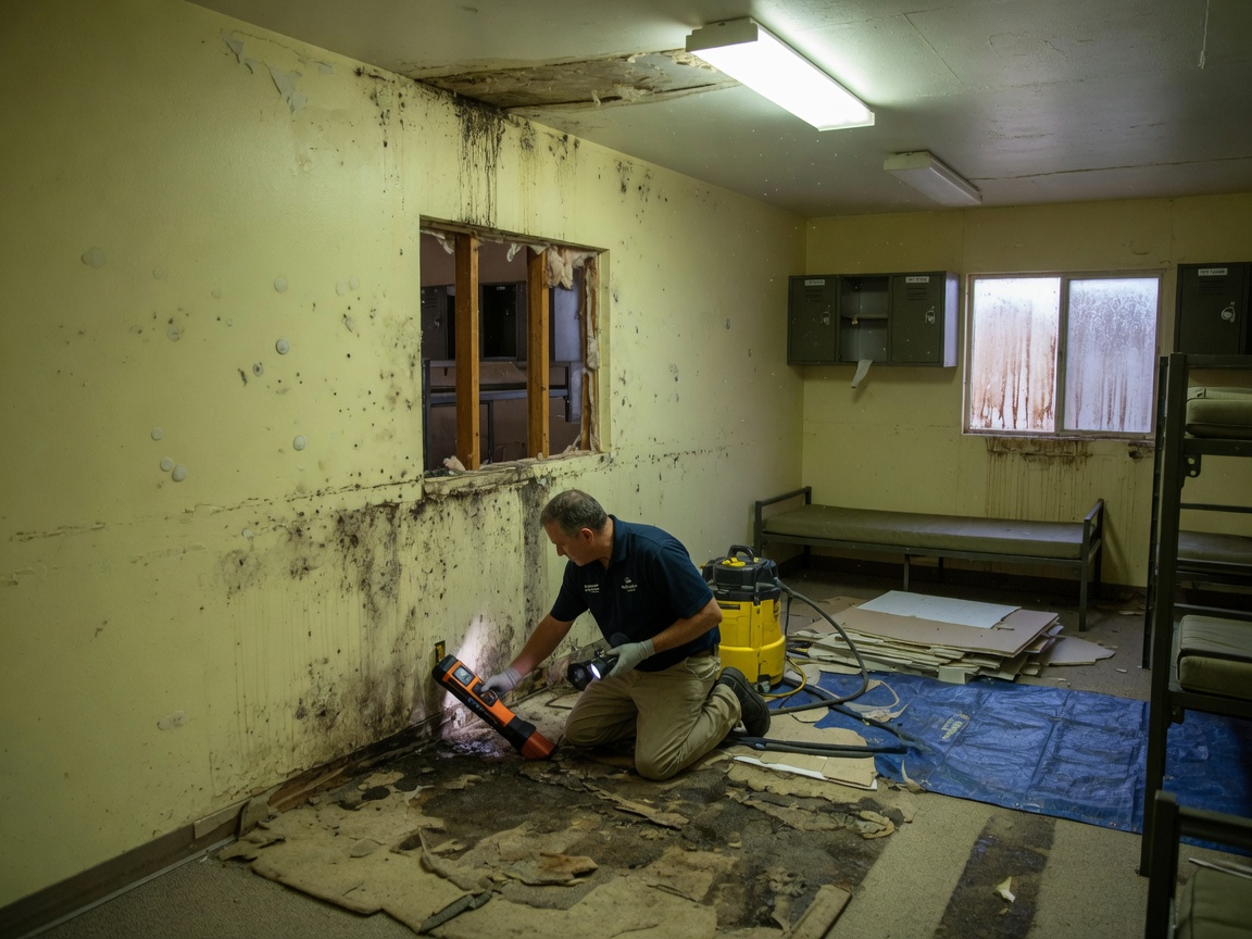 Barracks Water Damage Near Me in CA